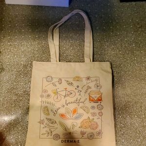 Derma E Canvas Tote